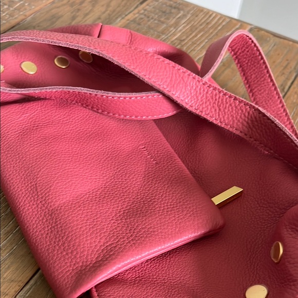 Hammitt Pink Leather Shoulder Bag - Picture 3 of 5